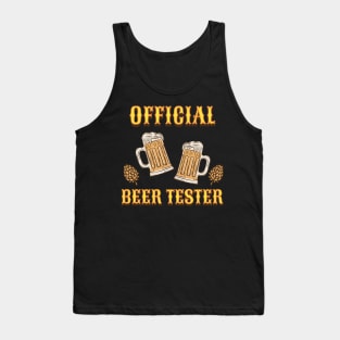 Official Beer Tester Tank Top